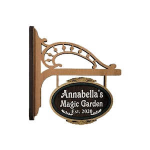 Personalized 1:12 Scale Dollhouse miniature sign