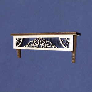 1:12  Scale Dollhouse miniature single window valance kit