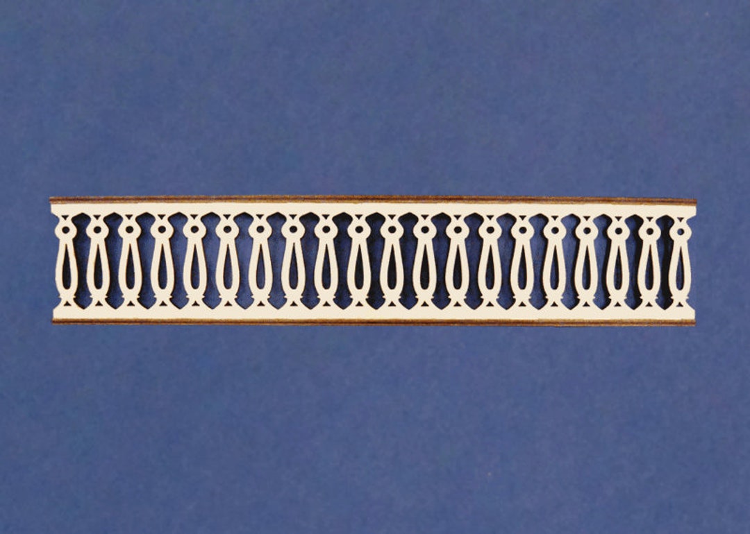 112 Scale Victorian Dollhouse Railing Etsy