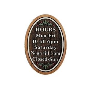 1:12 Scale Dollhouse miniature shop sign
