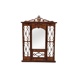1:12 Scale Dollhouse miniature Chippendale mirror