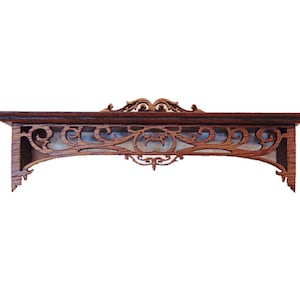 1:12  Scale Dollhouse miniature  single window cornice