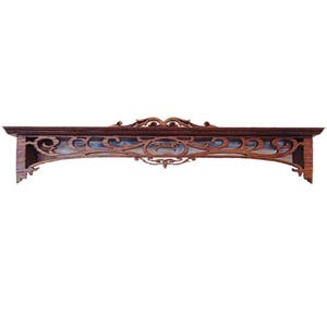 1:12  Scale Dollhouse miniature double window cornice