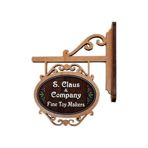 Personalized 1:12 Scale Dollhouse miniature sign