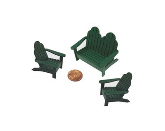 Kit sedia Adirondack in scala 1:24