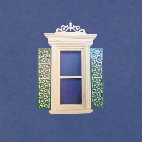 112 Scale Dollhouse Window Header Trim Etsy