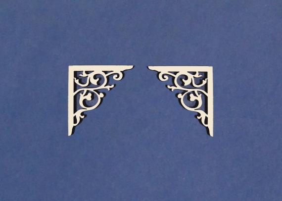 1:12 Scale Dollhouse Miniature Victorian corner brackets