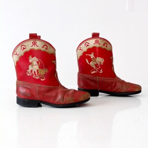 vintage 50s children's cowboy boots image 3