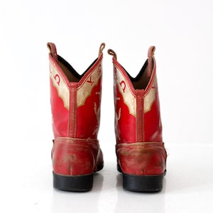 vintage 50s children's cowboy boots image 4