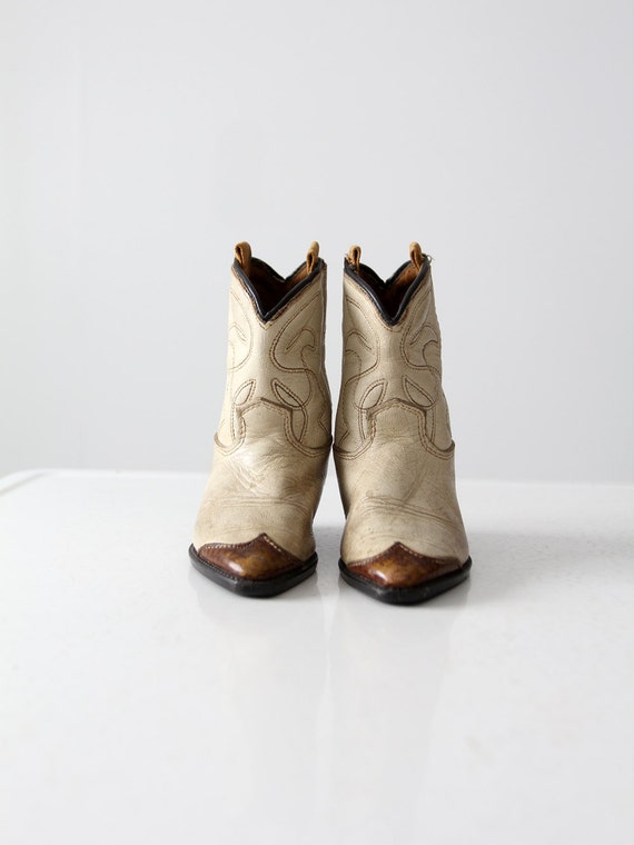 vintage children's western boots, 1940s cowboy bo