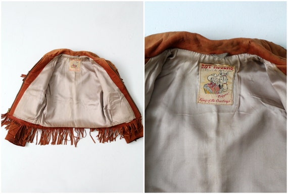 1950s Roy Rogers Leather Jacket, Children