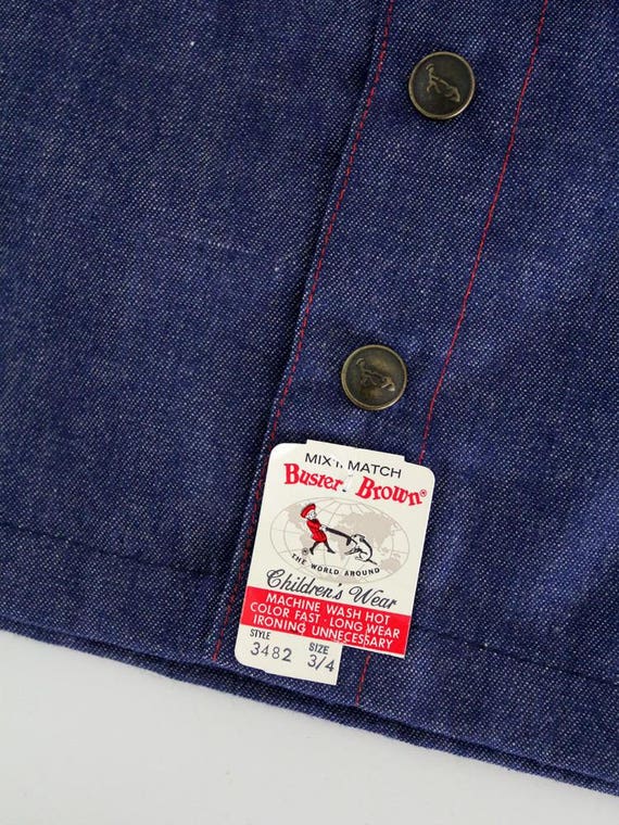 vintage children's denim jacket by Buster Brown, … - image 2