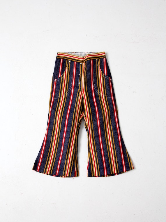 vintage 70s kid's striped bellbottom pants NOS - image 2