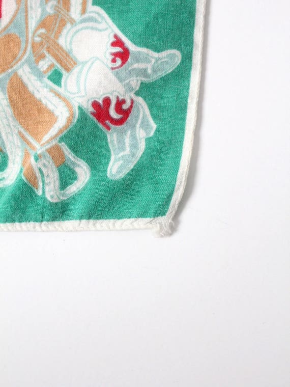 vintage children's western hankie, vintage kids s… - image 5