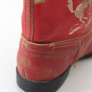 vintage 50s children's cowboy boots image 5