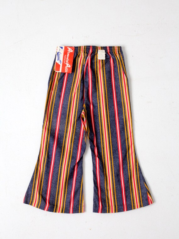 vintage 70s kid's striped bellbottom pants NOS - image 5