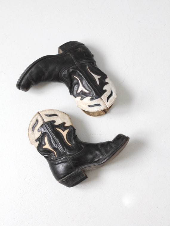 vintage kids' Acme peewee cowboy boots circa 1940s - image 9