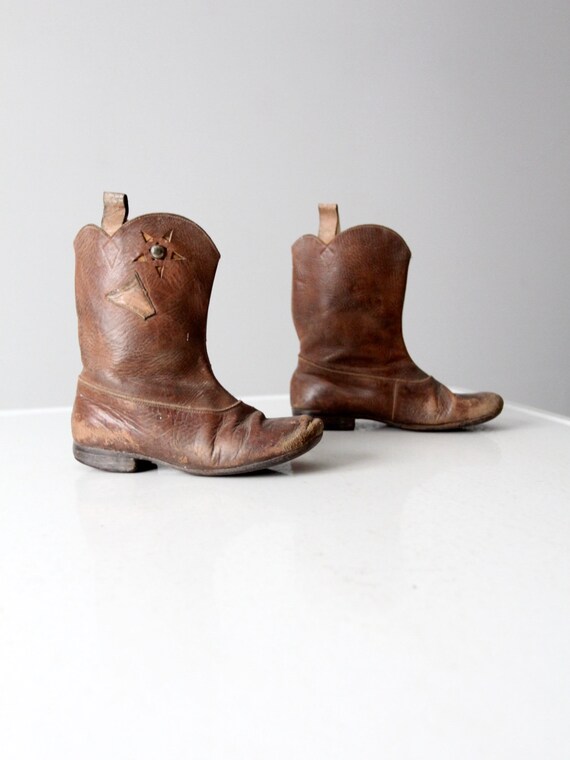 vintage 1950s children's cowboy boots