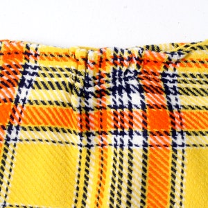 vintage 60s girl's mod plaid skirt, NOS with tags image 5