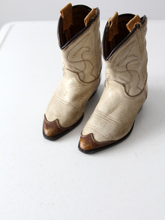 vintage children's western boots,  1940s cowboy b… - image 4