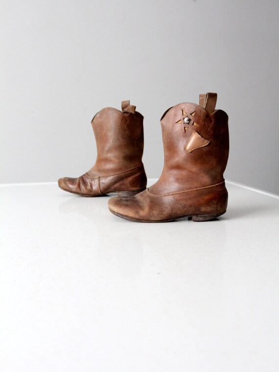 Schoenen Jongensschoenen Laarzen Vintage Kids Cowboy Boots 