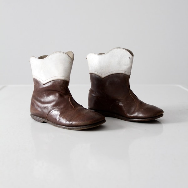 1950s children's cowboy boots, vintage kid's western boots