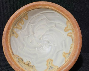 White Glazed Soup Bowl
