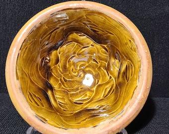 Beautiful Honey Amber Soup Bowl