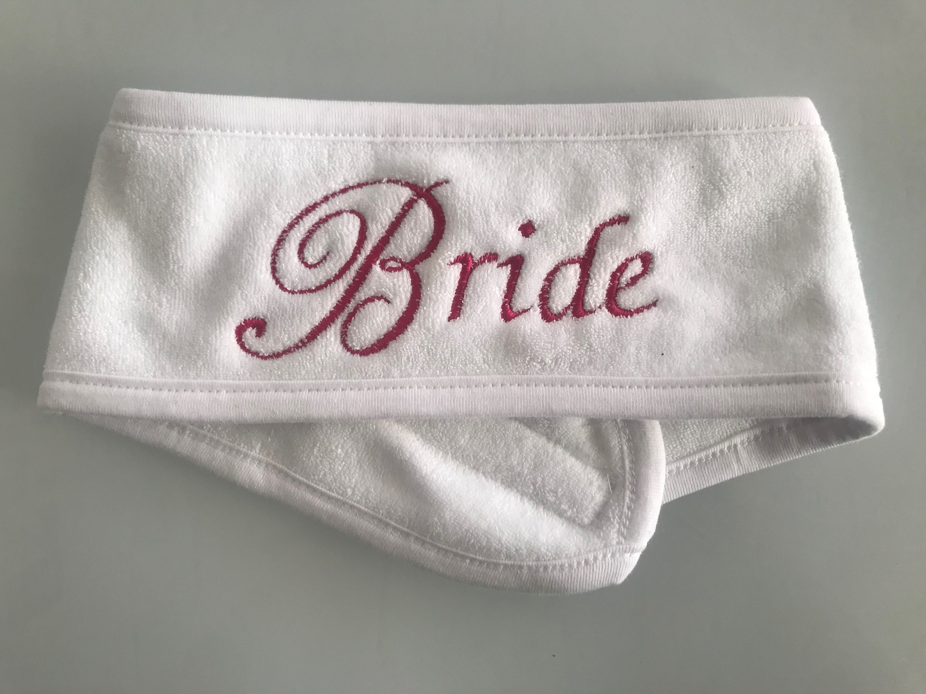 Personalised Towelling Beauty Headband Etsy UK