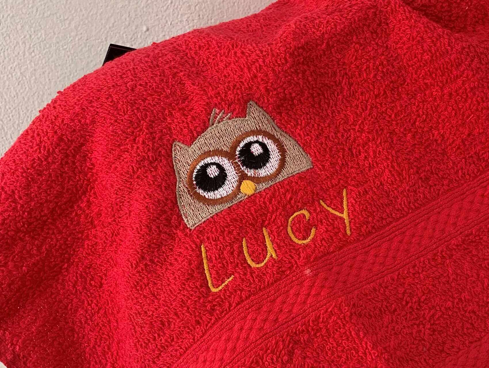 OWL TOTE SHOPPER Bag - Brand Lab Organic Cotton - Embroidered