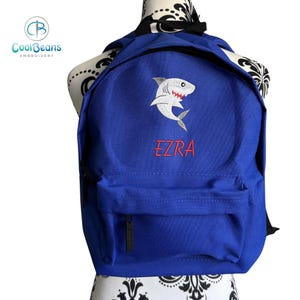 SHARK 9l  RUCKSACK - Personalised with Embroidery - Colour choices  - backpack