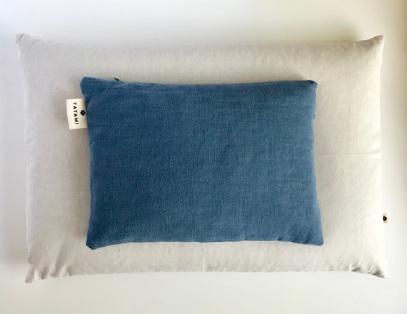 Organic Pillow Stonewashed Linen Organic Cotton Buckwheat Etsy