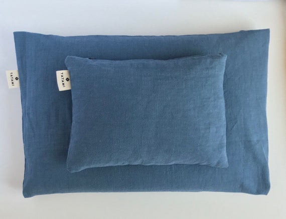 Organic Pillow Stonewashed Linen Organic Cotton Buckwheat Etsy