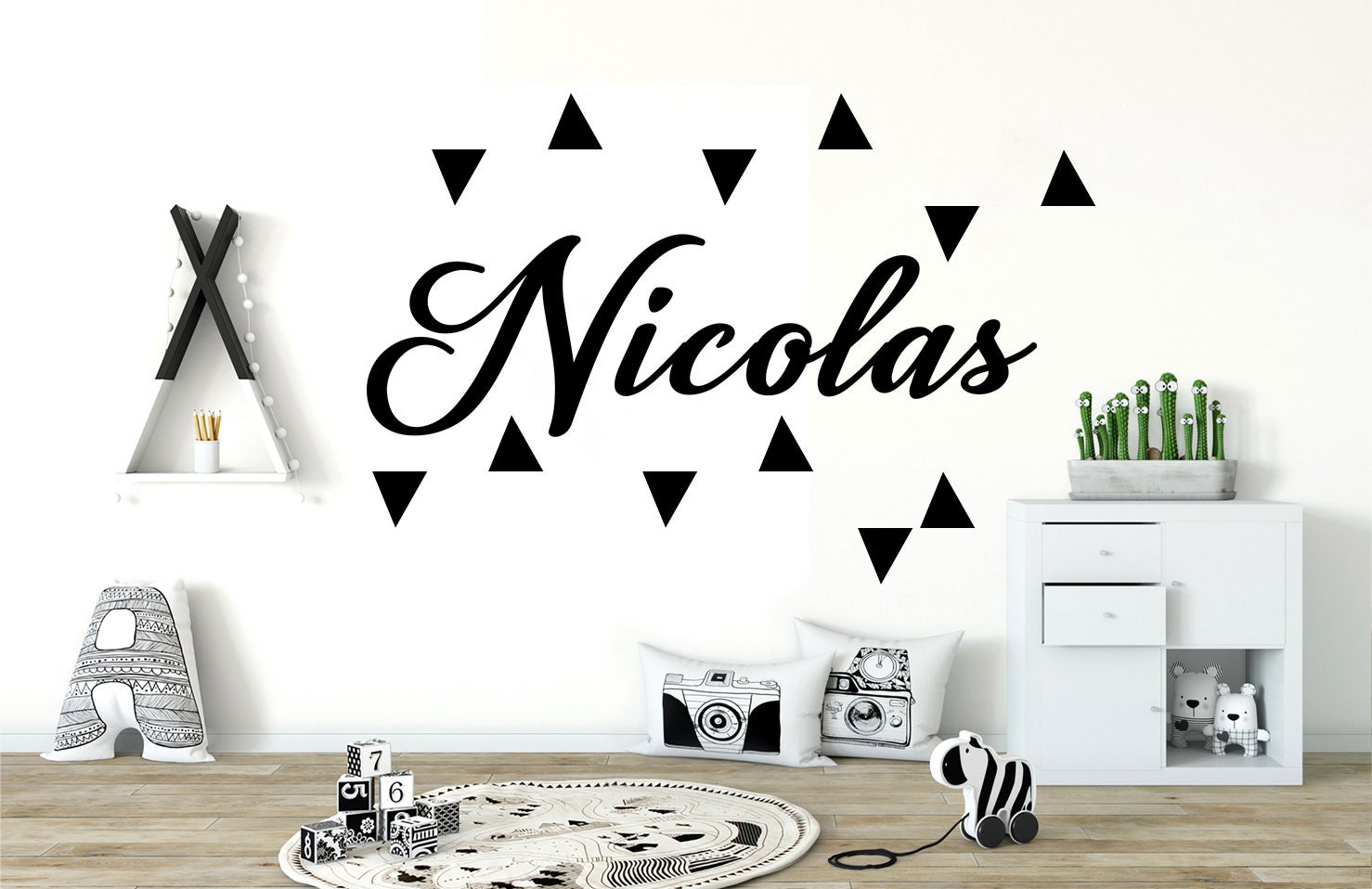 Custom Name Wall decal Home Decor Personalized name Wall | Etsy