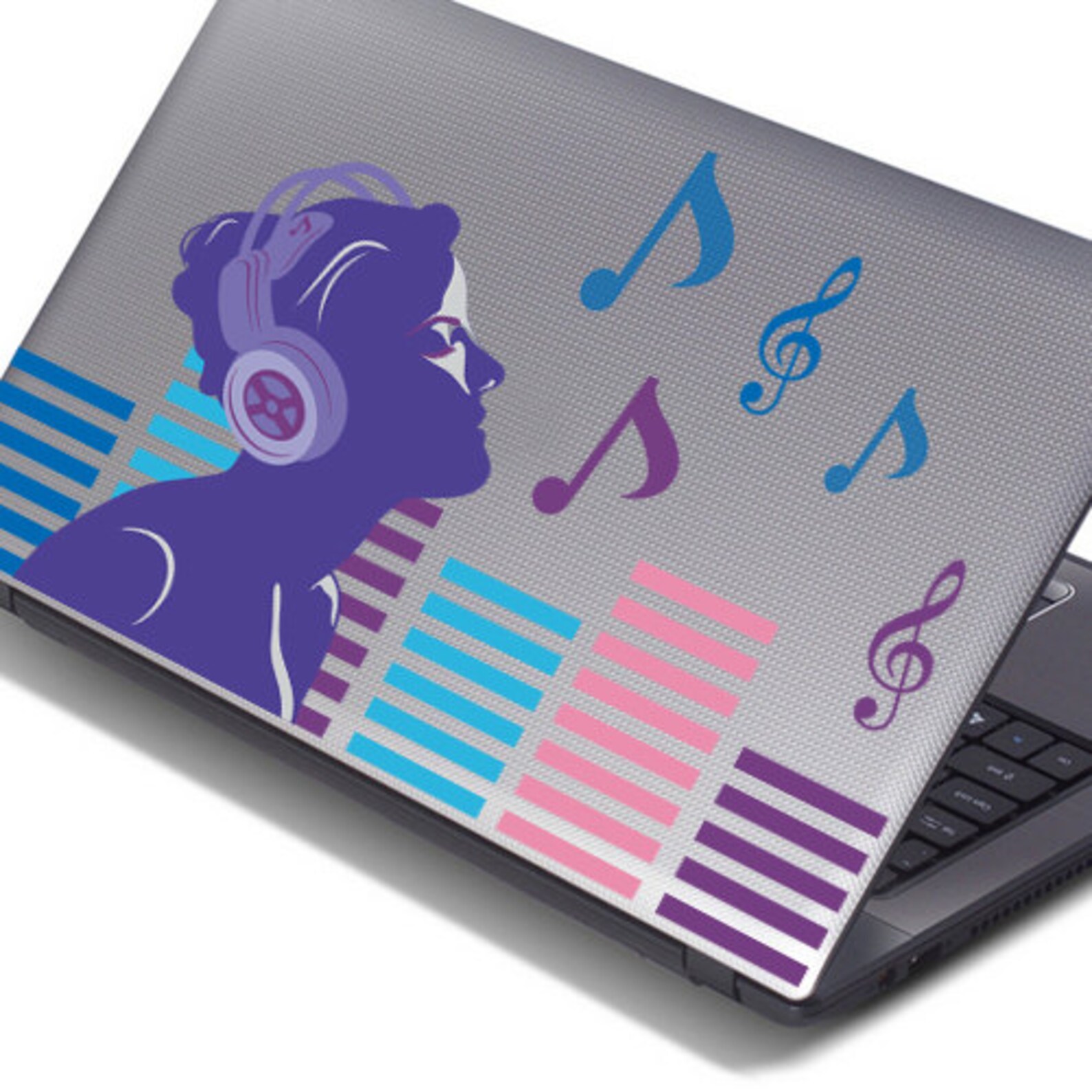 Laptop decal MUSIC sticker Macbook sticker or any laptop Etsy