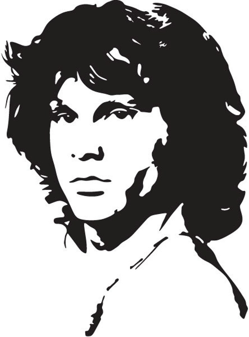 Macbook sticker or any laptop laptop skin Laptop decal Jim Morrison sticker laptop case Available Sizes