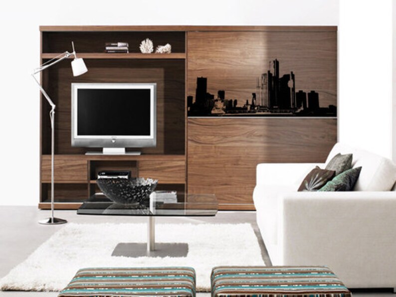 Urban landscape Sticker Wall Decal Art Home Deco Vynil Children Room Living Room Bedroom Front desk Bar decor
