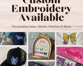 Individuelle Stickerei | Personalisierte Stickerei auf Shirts, Mützen, Patches & Geschenken