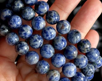 10 mmソーダライトブレスレットラウンドビーズストレッチジュエリー