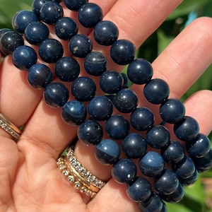 Rare Seibre Agate bead Bracelet, 8mm