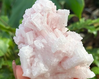 Pink Halite, Searles Lake, San Bernadino, Raw pink Halite