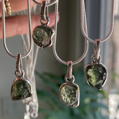 Moldavite Necklace Moldavite Moldavite 