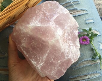 Large rose quartz | Etsy