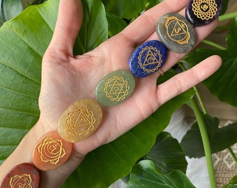 Chakra Crystal Set: Amethyst, Labradorite, Lapis & More