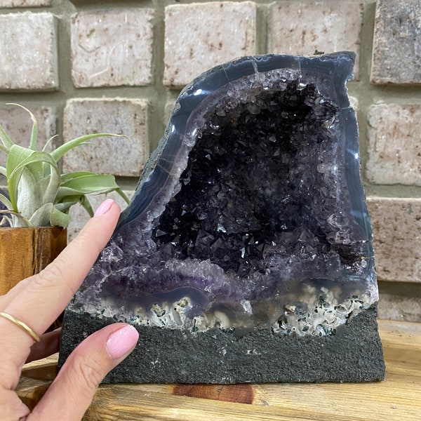 Amethyst church, amethyst cathedral, Standing amethyst cluster