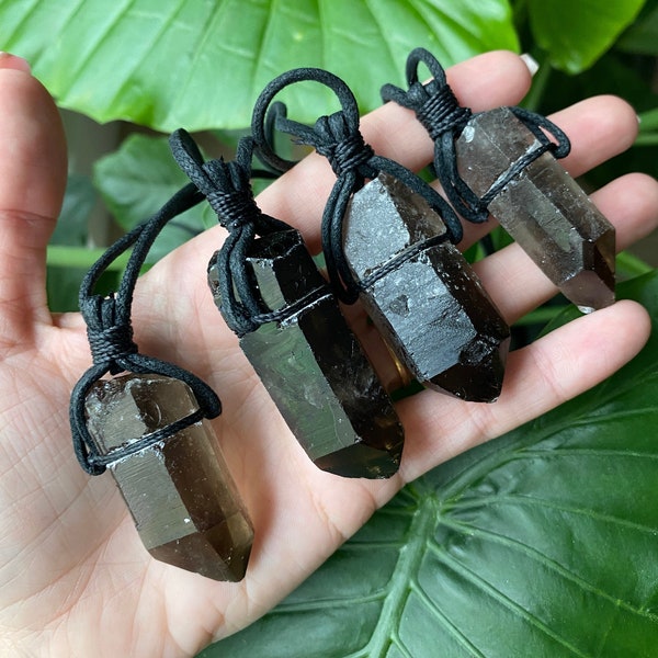 Smoky quartz, Smokey Quartz necklace, smokey quartz pendant, smokey quartz, quartz crystal, black crystal, grunge crystal, black quartz,