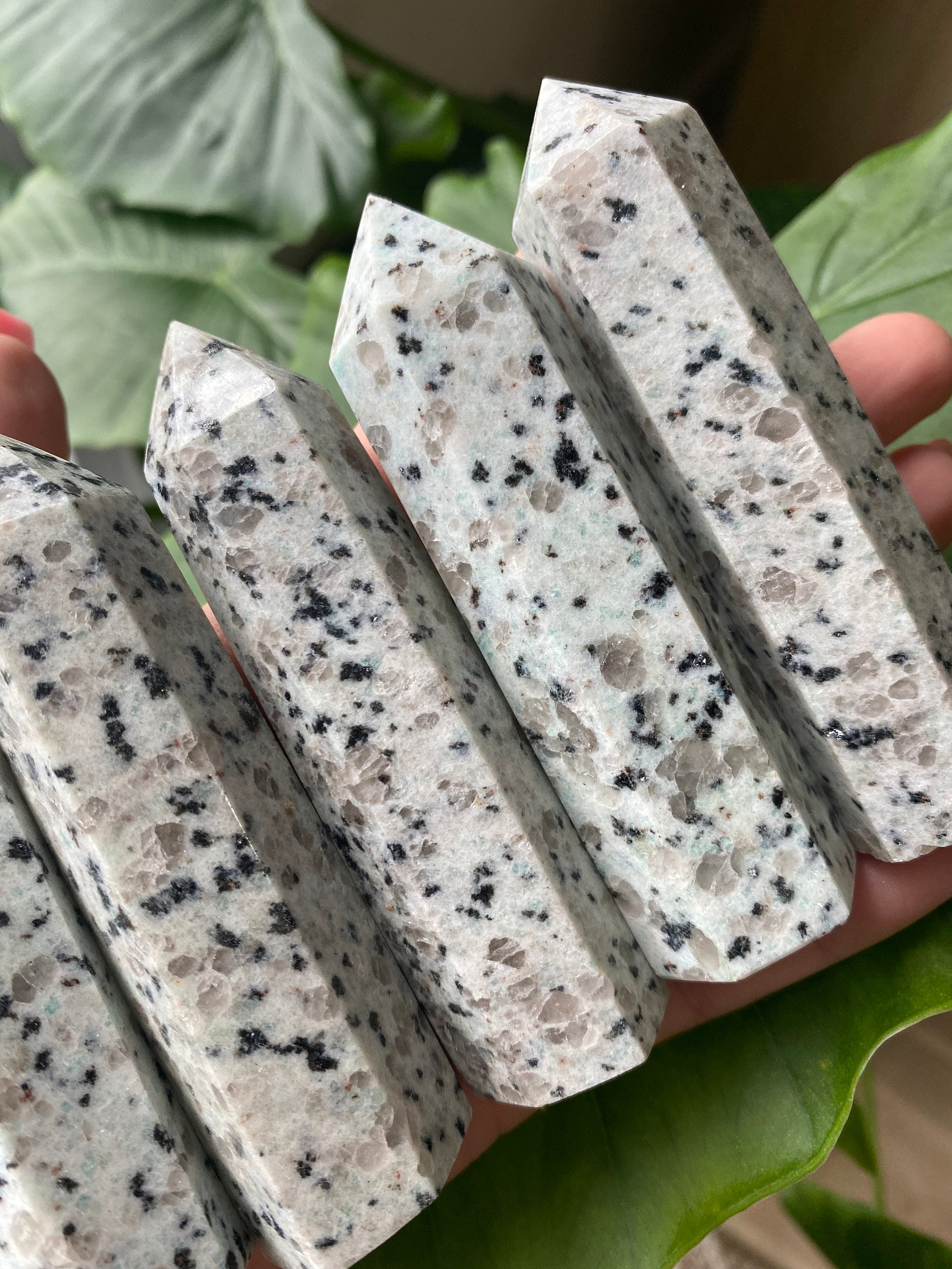 Kiwi jasper tower kiwi jasper generator crystal tower Etsy