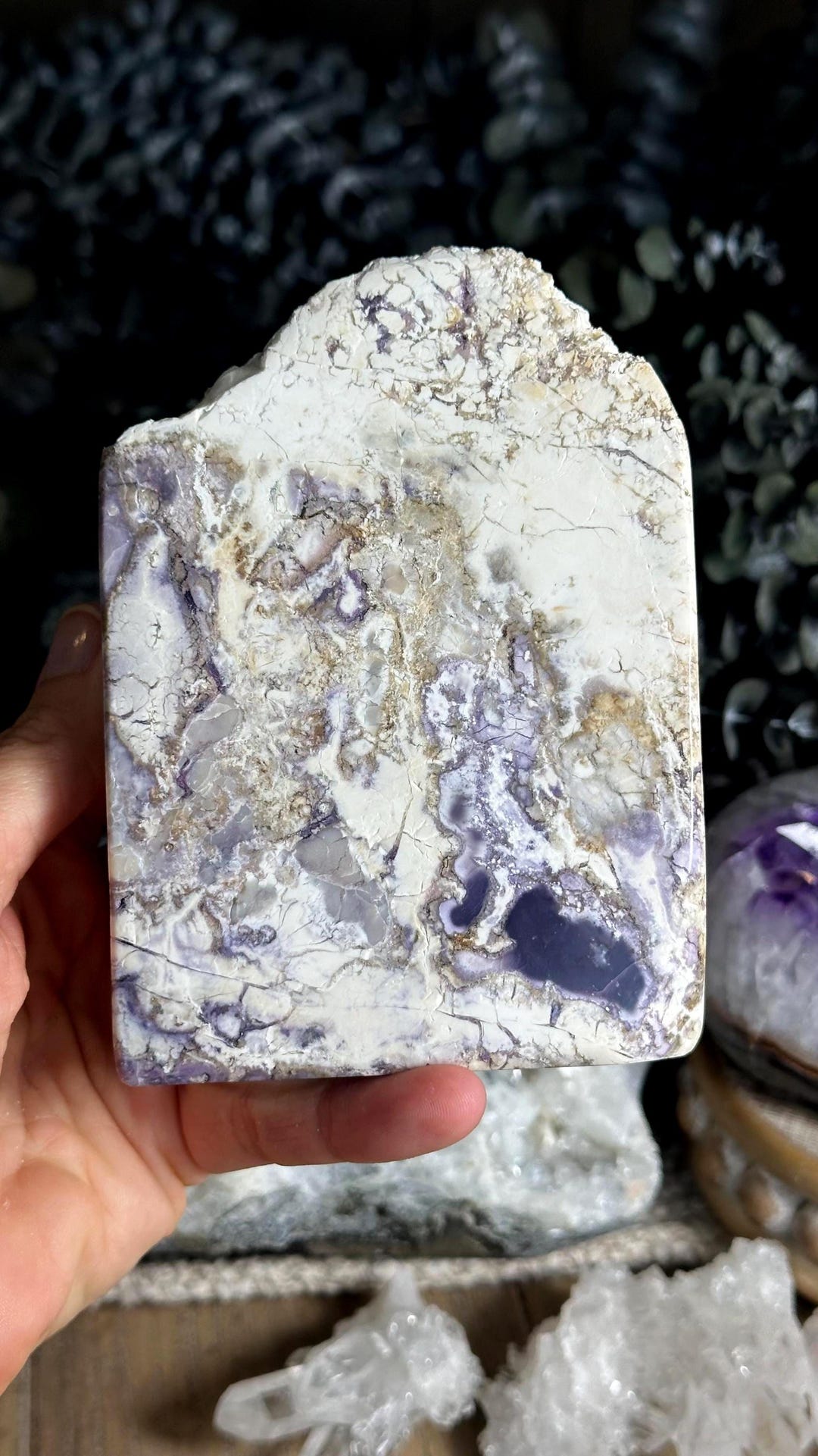 Standing Tiffany Stone Free Form, Utah Opalized Fluorite - Etsy