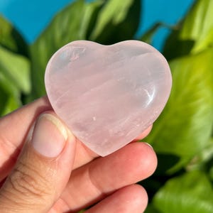 Rose Quartz Heart: Small Pink Love Stone