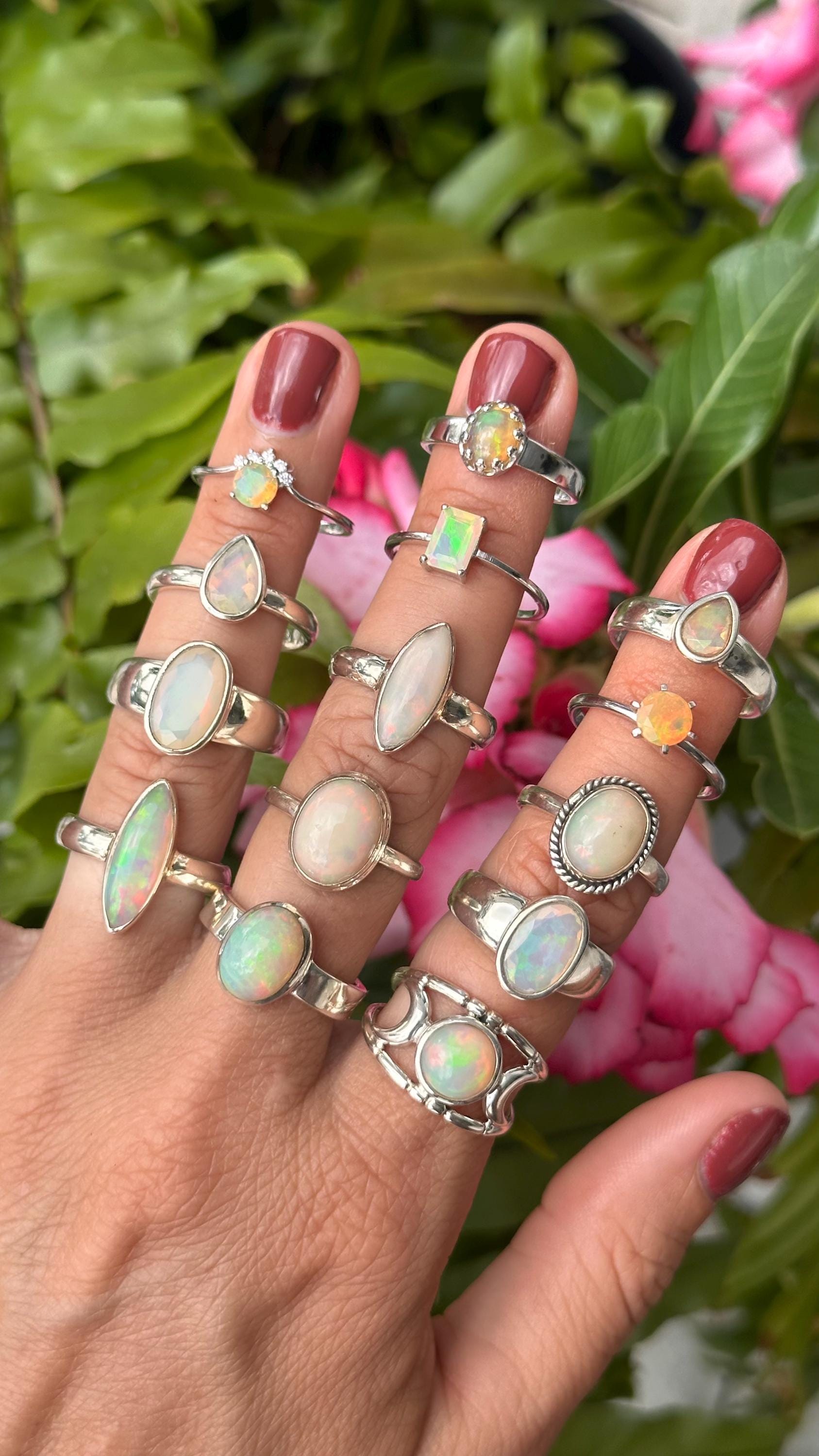 ★47bag ★ 925 Silver Opal Birthstone Raw Stone Ring Tierra 51rlF7CaumL._UY1000_.jpg